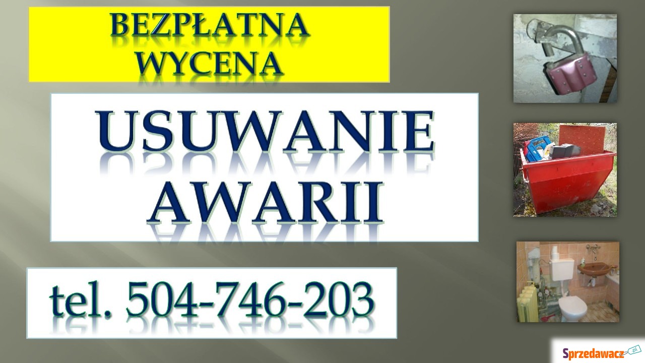 Naprawy domowe, cennik usług tel....