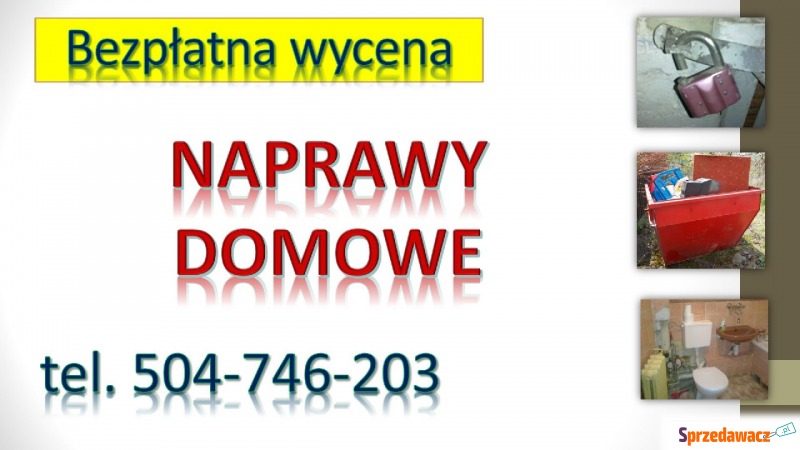 Złota rączka Wrocław, cennik, tel. 504-746-203.... - Pozostałe usługi - Wrocław