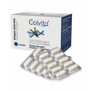 Colway suplement diety kolagen w tabletkach colvita 60 kaps. - 60 kaps. dostawa gratis!