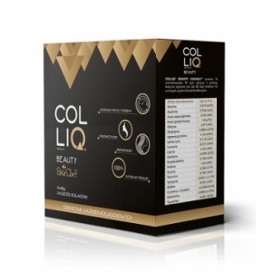 Colliq suplement diety, naturalny kolagen z formułą skinax2 colliq beauty - 14x10 g