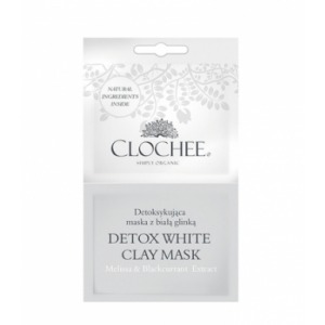 Clochee detoksykująca maseczka z glinką białą detox white clay mask - 2 x 6 ml