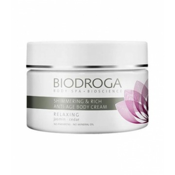 Biodroga institut rozświetlający krem do ciała shimmering and rich anti - age body cream - 200 ml do