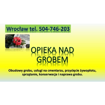 Nagrobek plastikowy, Cmentarz Wrocław, cena, tel.... - Pozostałe usługi - Wrocław - zdjęcie 3