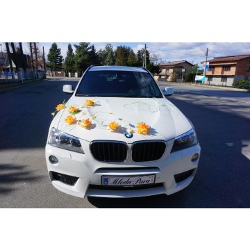 Białe Bmw do ślubu szklany dach auto samochód... - Wypożyczalnie - Kraków - zdjęcie 7