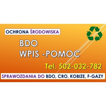 Baza danych o Odpadach. Pomoc, tel. 504-746-203.... - Usługi prawne - Wrocław - zdjęcie 2