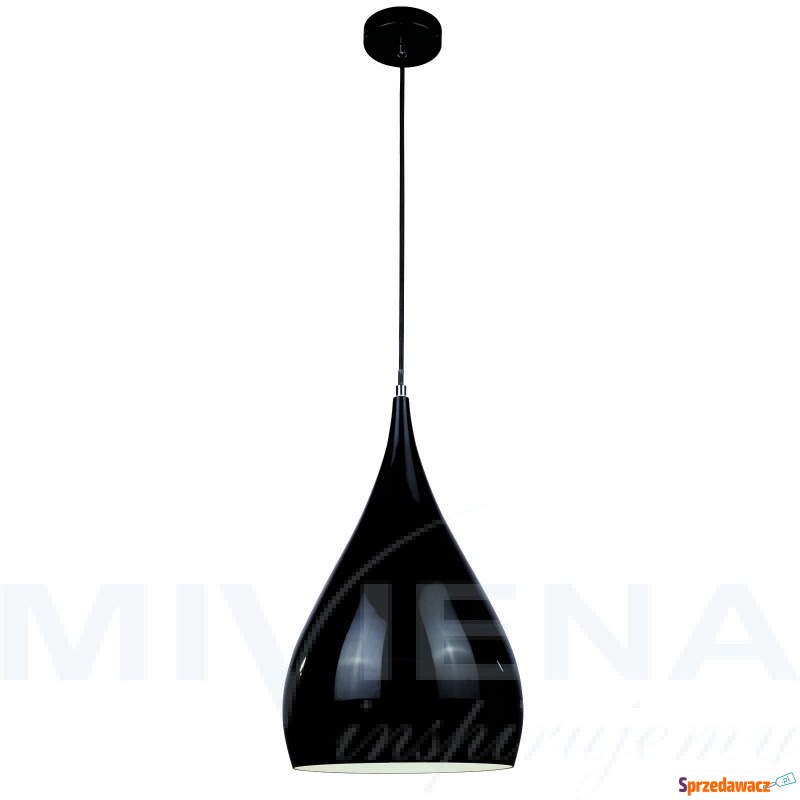 convex lampa wisząca 1 metal czarna 24 cm - Lampy wiszące, żyrandole - Toruń