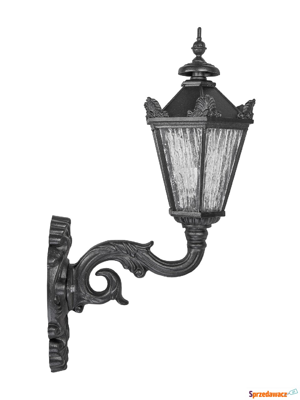 Kinkiet żeliwny lampa klosz ży...
