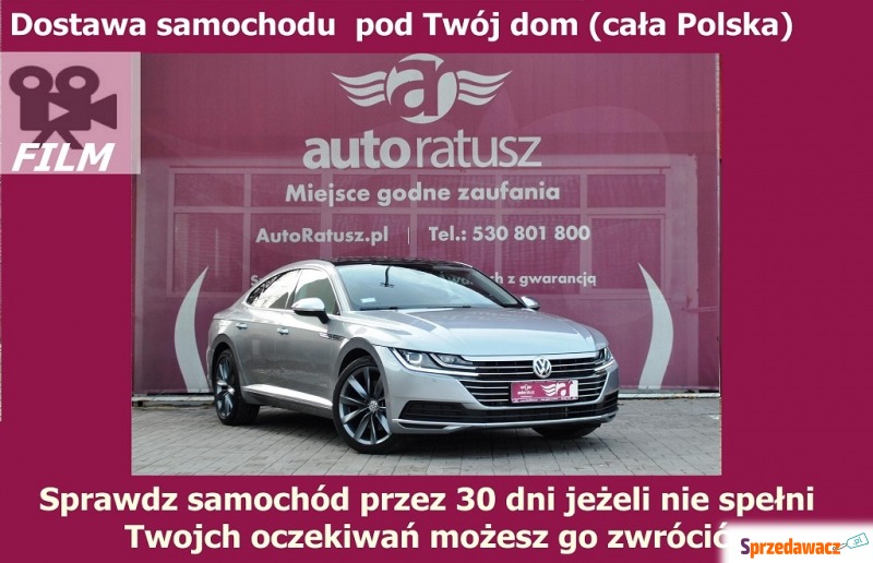 Volkswagen Arteon  Sedan/Limuzyna 2017,  2.0 - Na sprzedaż za 129 900 zł - Warszawa