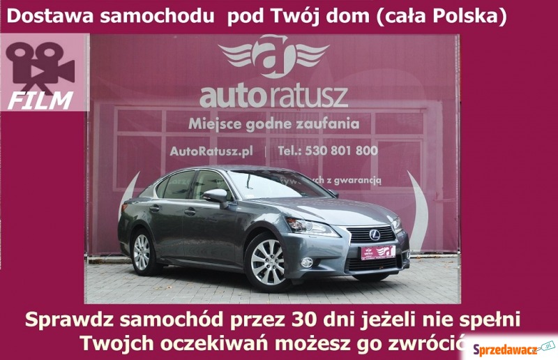 Lexus GS  Sedan/Limuzyna  2015,  2.5 - Na sprzedaż za 95 900 zł - Warszawa