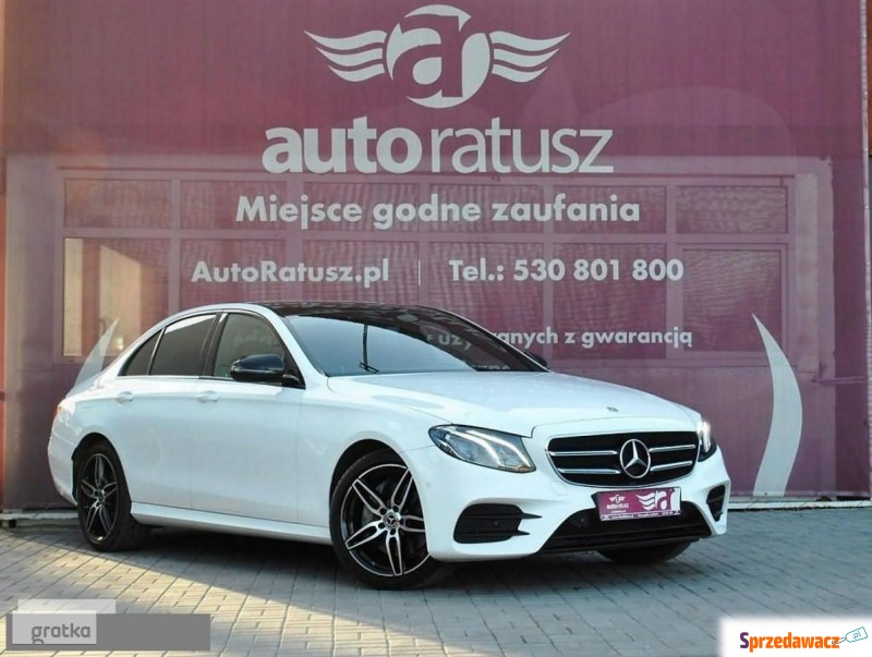 Mercedes - Benz E-klasa  Sedan/Limuzyna 2018,  2.0 - Na sprzedaż za 179 900 zł - Warszawa