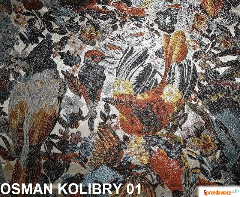 Tkanina obiciowa, stylowa, żakard, Osman Kolibry - Pozostałe tekstylia - Gdańsk