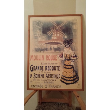 Plakat w stylu vintage Moulin Rouge Grande Redoute