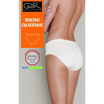Figi gatta bikini queenie rozmiar: xl, kolor: biały, gatta